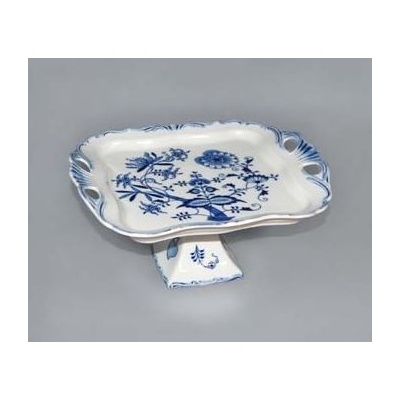 Cibulák Podnos Aida 30x25 cm na nohe Originálny cibuľový porcelán