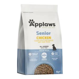Applaws Senior All Breeds GRAIN FREE - храна за възрастни кучета от всички породи над 7 години 90% пиле 4 кг DD4504CSA