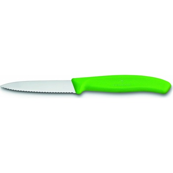 Victorinox Nůž na zeleninu vlnitý 6.7636 zelená 8 cm