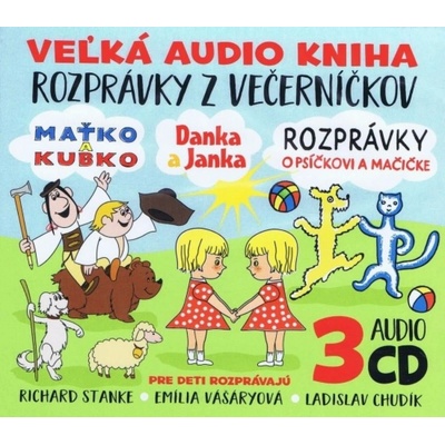 Veľká audio kniha - Rozprávky z večerníčkov - BOX