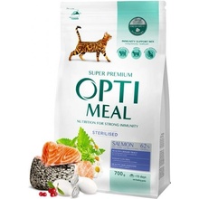 OPTIMEAL Superpremium pre kastrované mačky s lososem 700 g