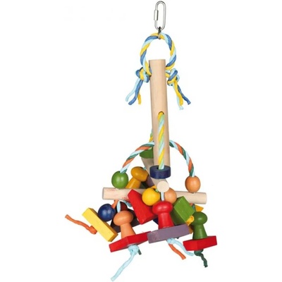 TRIXIE Wooden Toy - Играчка за всякакви папагали 31 см