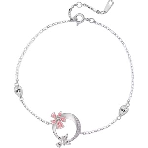 Silenti Jewelry Сребърна гривна "Сакура