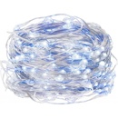 SPRINGOS LED reťaz Nano Duo 10 m 100 LED 3x AA biela modrá