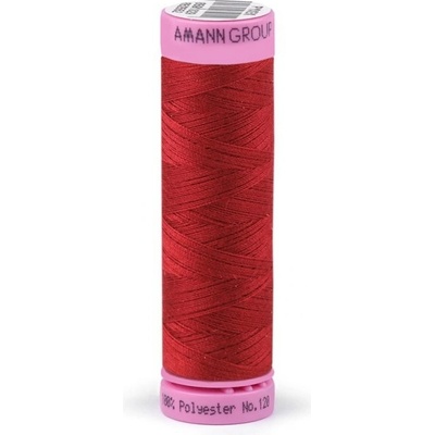 Polyesterové nitě návin 100 m Aspo Amann 0504 True Red