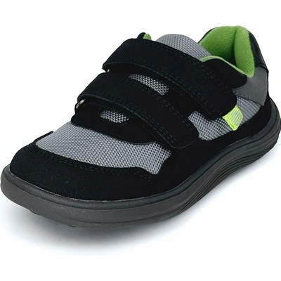Bugga chlapčenské celoročné barefoot tenisky SAFI Black