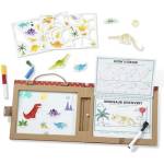 Melissa & Doug - Комплект с магнити за многократно рисуване - Играй, рисувай и създавай - Динозаври - bebetabg