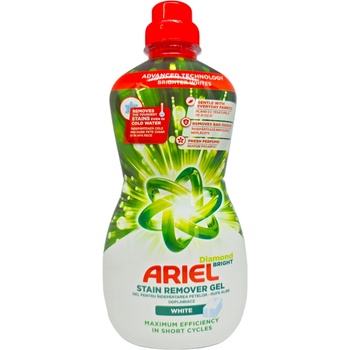 Ariel течен препарат против петна, 950мл, Бяло пране