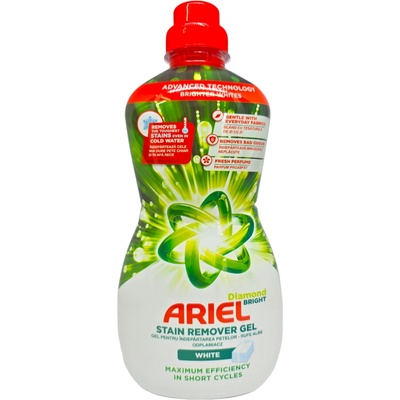 Ariel течен препарат против петна, 950мл, Бяло пране