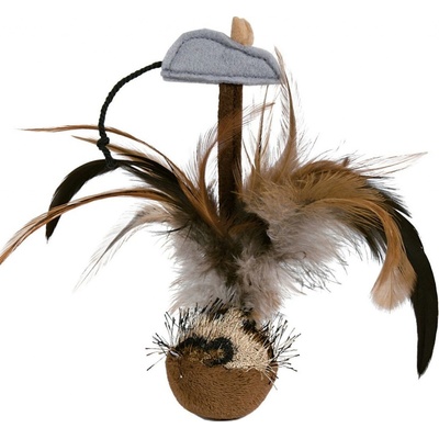 Trixie Squieky Badminton Hračka pro kočky 15 cm