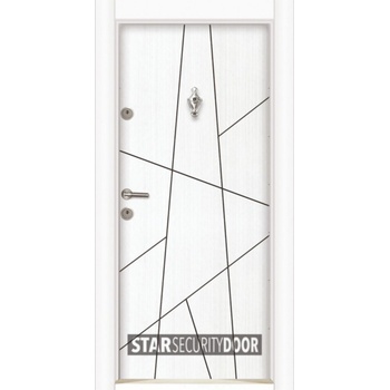 Image 1 of Starsteeldoor Блиндирана врата Parkdor P 5470 Бяла перла (цена без монтаж)