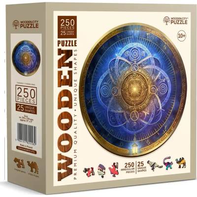 Wooden City - Puzzle Blue Zodiac wooden - 250 piese