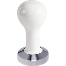 Buna Café Tamper kov bílý, nerez mat, plochý 53 mm