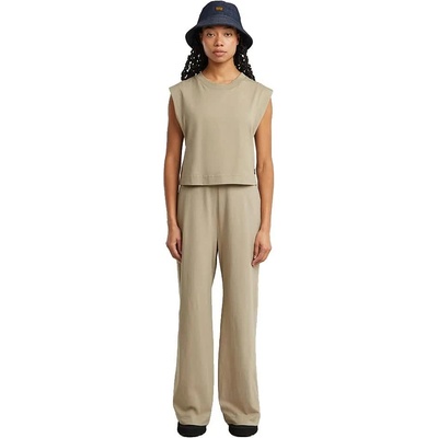 G-STAR Гащеризон G-Star Double Layer Wide Leg sleeveless jumpsuit - Beige (Light Toggee)