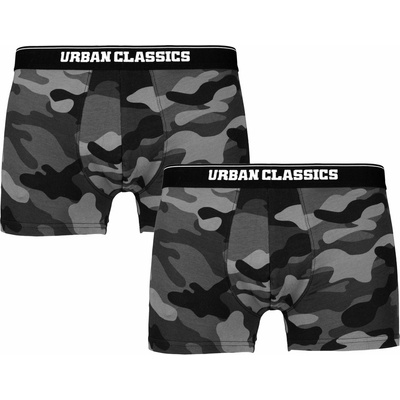 Urban classics мъжки боксерки (комплект от 2 бр) URBAN CLASSICS - Camo - TB2047 - тъмен камуфлаж