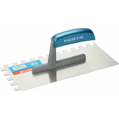 Hladítko zubové 280x130mm zub E12 nerez/dřevo FESTA