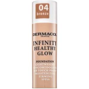 Dermacol Infinity Healthy Glow Foundation фон дьо тен за озаряване на лицето 04 Bronze 20 g