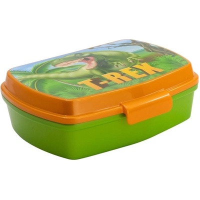 Stor plastový box na desiatu Dinosaur T rex 26274