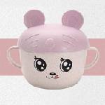Panda Baby Био купичка от пшенични фибри Panda Baby - Розова (3924100000 - Розов)