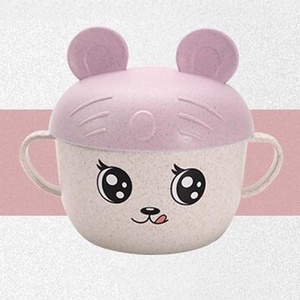 Panda Baby Био купичка от пшенични фибри Panda Baby - Розова (3924100000 - Розов)