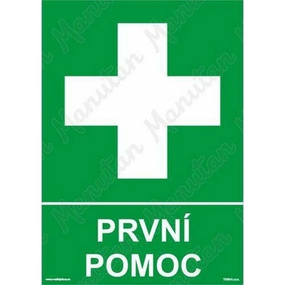 První pomoc, plast 148 x 210 x 2 mm A5