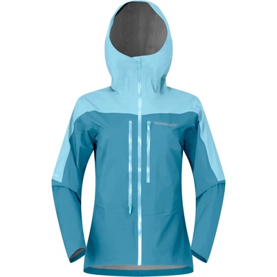 Norrøna Дамско водоустойчиво яке Norrøna Women's Falketind Dri1 Jacket Waterproof jacket - Brittany Blue / Aqua Haze - размер XS (102-4591-0411)