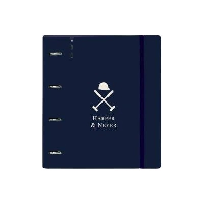 Harper & Neyer Папка с пръстени Harper & Neyer Морско син 27 X 32 X 4 cm
