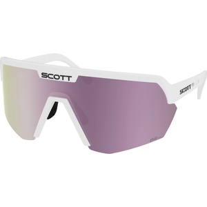 SCOTT Очила за колоездене Scott Sunglasses Sport Shield S3 Cycling glasses - White Matt / Glas: AMP Lavender Chrome - размер One Size (205-2523-0311)