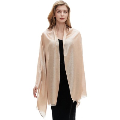 Classic Scarf světle růžová šála s nádechem broskvové – Zboží Dáma
