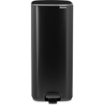 Brabantia Кошче за отпадъци с педал BO 30 л, мат черен, стомана, Brabantia (BRAB238109)