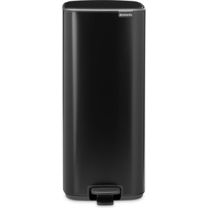Brabantia Кошче за отпадъци с педал BO 30 л, мат черен, стомана, Brabantia (BRAB238109)