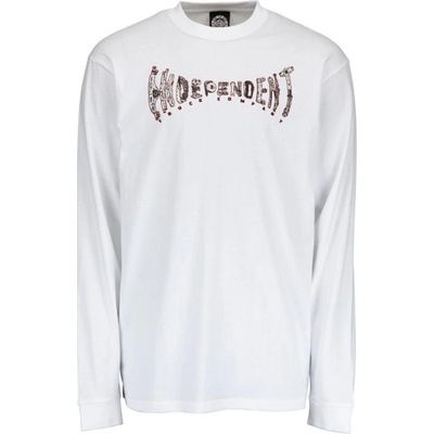 Independent triko Genuine Parts L/S t-shirt White WHITE