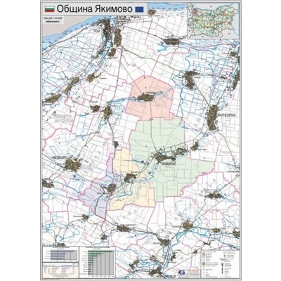 Mapmedia Карта на община Якимово