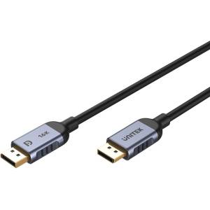 Unitek C1628GY01-5M DisplayPort кабел, 5m, Черно/Сиво (C1628GY01-5M)