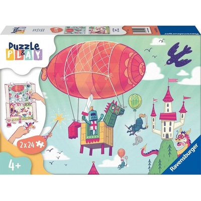 Ravensburger & Play Kráľovská grilovačka 2 x 24 dielov