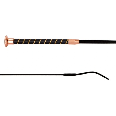 START GlossyCrystal dlouhý bič s krystaly ČERNÁ|ŽLUTÁ – Zboží Dáma