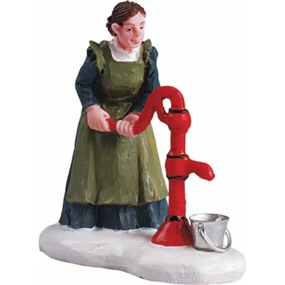 Figúrky Lemax 52057 Čerpanie vody pre vianočného kapra