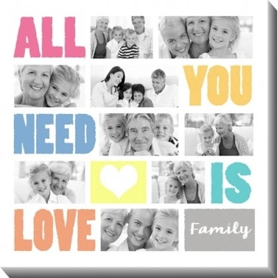 Obraz, All you need is love, 60x60 cm