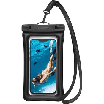 Spigen Водоустойчив калъф Spigen Aqua Shield WaterProof Floating Case A610 - Черна рамка (8809811860825)