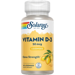 SOLARAY Витамин D3 50 mcg - 60 пастили
