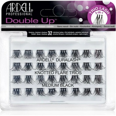 Ardell Double Up Trios 2xVolume trsové nalepovacie mihalnice Medium 32 ks