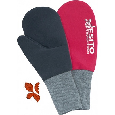 Esito Palcové rukavice softshell Duo - růžová – Sleviste.cz