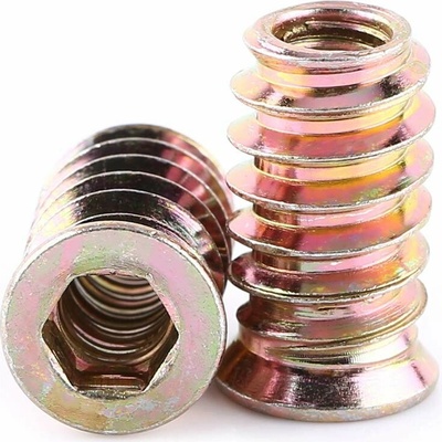 Závitová vložka do dřeva M6 x 20 mm (20 ks)