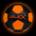 JELEX Футболна топка JELEX Neon LED light Football black/orange
