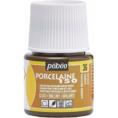 Pébéo Porcelaine 150 Farba na porcelán Amber Brown 45 ml