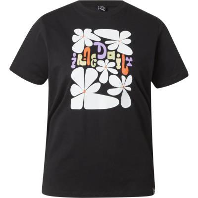 Iriedaily Тениска 'De La Fleur' черно, размер S
