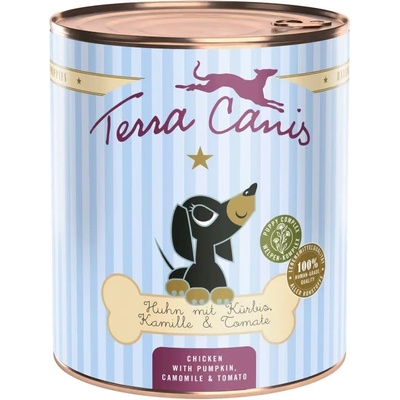 Terra Canis Puppy Пиле с тиква, лайка и домати 800 г