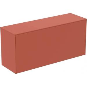 Ideal Standard Atelier Conca стенен шкаф с 1 чекмедже и плот 120 см червено-оранжев мат (T4320Y3)