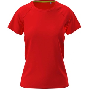 Stedman mesh raglan st8500 / Дамска спортна риза с реглан - аленочервена (st8500srel)