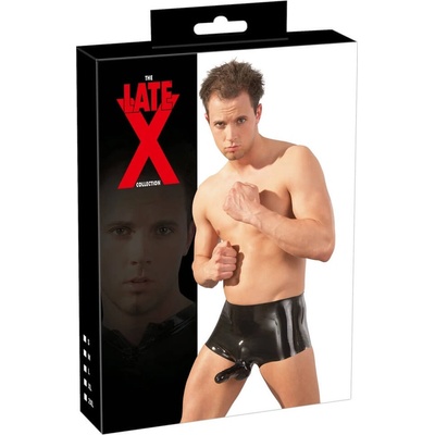 Latexové slipy s kondomem